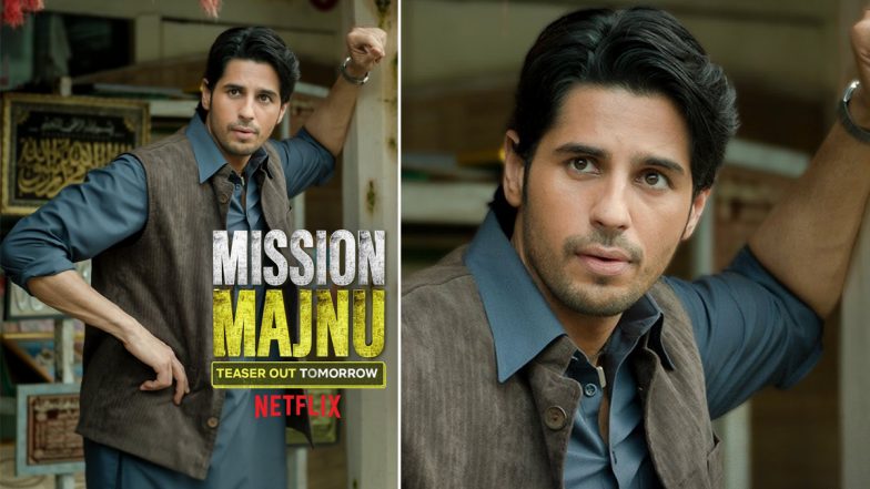 Mission Majnu: Teaser of Sidharth Malhotra and Rashmika Mandanna's Netflix Film to Be Out on December 16 (View Poster)