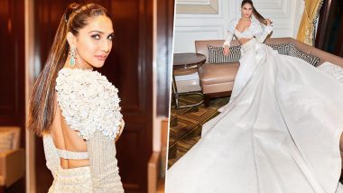 Vaani Kapoor Is Epitome of Hotness and Grace in Floor-Sweeping Couture by Manish Malhotra (View Pics)