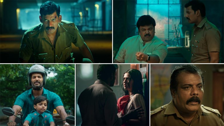 Laththi Trailer: Vishal Plays a No-Nonsense Cop Beating Baddies in This Vinoth Kumar Film (Watch Video)