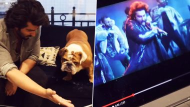 Arjun Kapoor Shares Cute Video of His Dog Max, Calls Him a ‘Star’ and Shows him 'Awaara Dogs' Video (Watch Video)