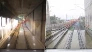 Mumbai Metro Underground Line Three&rsquo;s Initial Trial Run Completes (Watch Video)