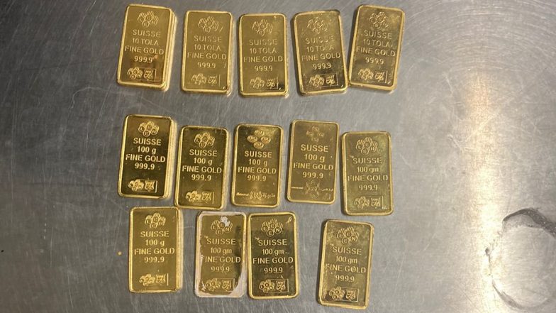 Delhi Airport Customs Seize Gold Bars Worth Over Rs 68 Lakh From Passenger Returning From Bahrain (See Pic)