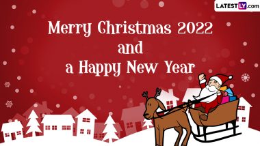 Merry Christmas 2022 and Happy New Year in Advance Greetings: Share Xmas Images, HNY 2023 Quotes, SMS, GIFs and HD Wallpapers With Your Loved Ones