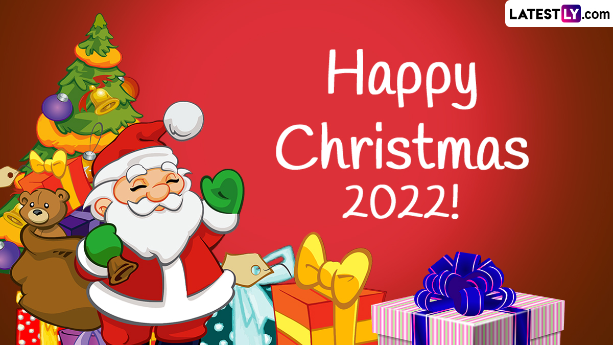 Merry Christmas Images & Xmas 2022 HD Wallpapers for Free Download Online:  Share Happy Holidays Greetings, GIFs and Wishes With Family and Friends |  🙏🏻 LatestLY