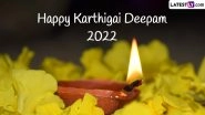 Karthigai Deepam 2022 Greetings & Thiruvannamalai Deepam Images: WhatsApp Status, Messages, Wishes and SMS To Celebrate the Ancient Festival
