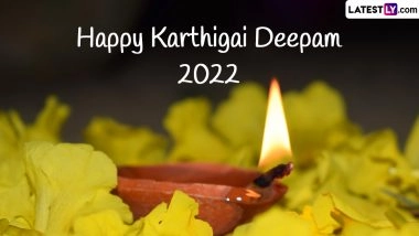 Karthigai Deepam 2022 Greetings & Thiruvannamalai Deepam Images: WhatsApp Status, Messages, Wishes and SMS To Celebrate the Ancient Festival