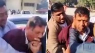 Viral Video: Caught Taking Bribe, Cop Swallows Currency Notes in Haryana&rsquo;s Faridabad (Watch Video)