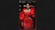 Red Sea Film Festival: Sonam Kapoor Stuns in an Extravagant Red Gown With Chopard Jewellery (View Video and Pics)