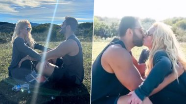 Britney Spears and Sam Asghari Pose Together for a Christmas Photo; Fans Delve Into New Conspiracy Theories (View Pic and Video)