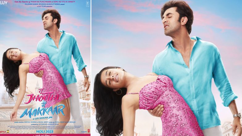 Tu Jhoothi Main Makkaar: Shraddha Kapoor Unveils New Risible Poster With Ranbir Kapoor (View Pic)