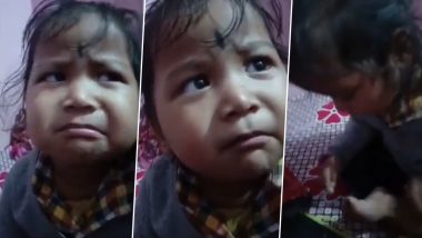 Viral Video: 'Padhne Ka Nahi, Sirf Khane Ka Mann Karta Hai', This Clip of Child Has Cuteness Written All Over It