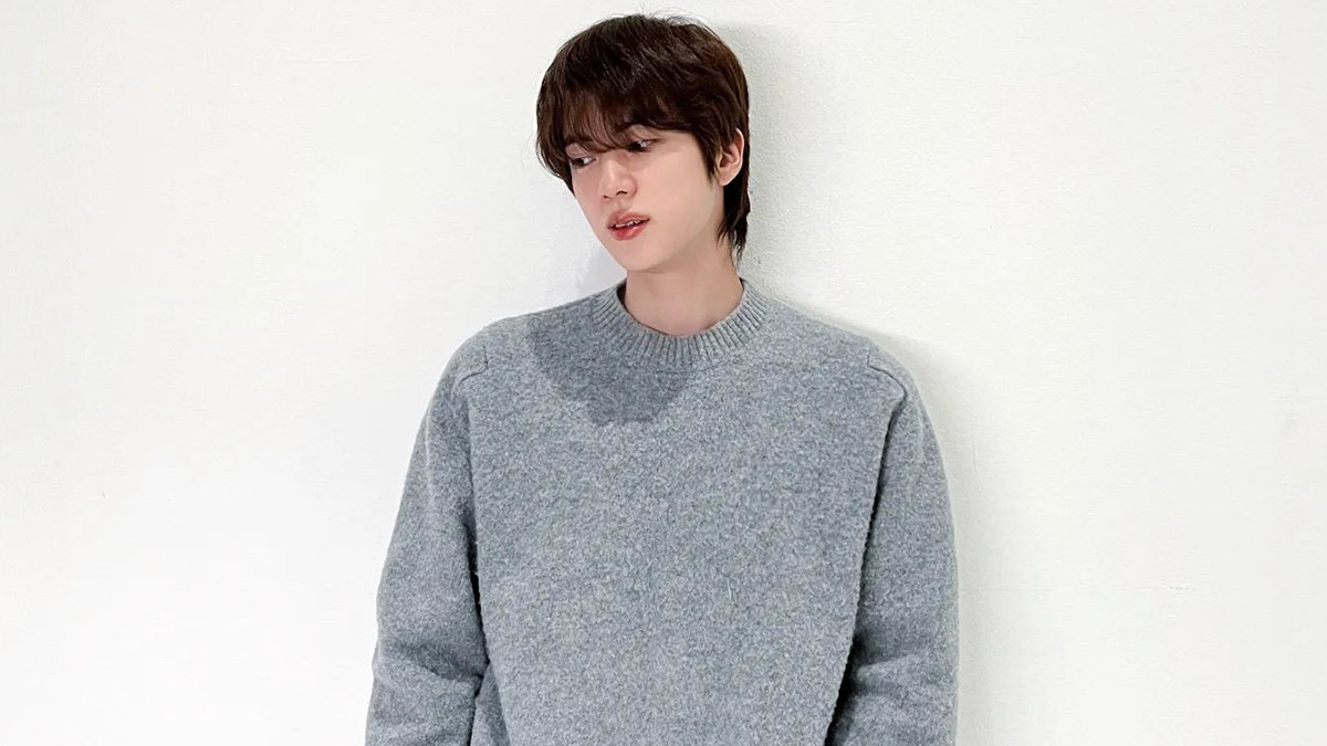 BTS' Jin Shares Photo of New Buzz Cut Ahead of Military Service: 'Cuter  Than I Thought