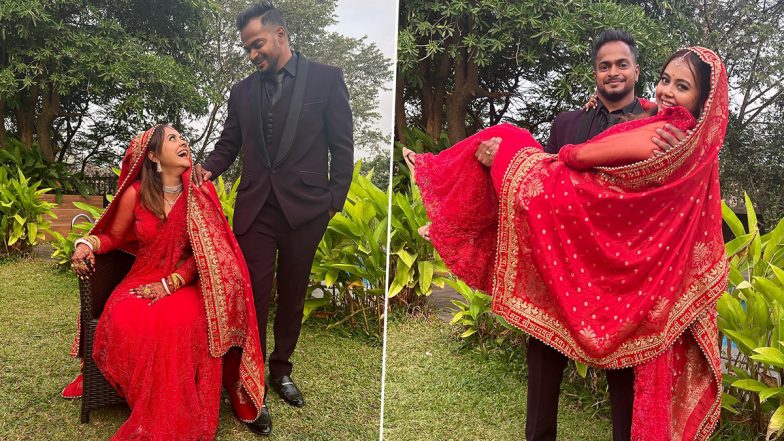 Devoleena Bhattacharjee-Shanwaz Shaikh Wedding Photos: Bigg Boss Fame Star Shares Beautiful Pics From Marriage Ceremony