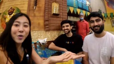 Korean YouTuber Hyojeong Park Does Lunch With Two Indian Heroes Who Saved Her During Mumbai Molestation Incident (Watch Video)