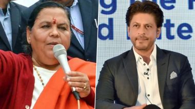 Pathaan Boycott Row: Shah Rukh Khan Himself Responsible For Hatred Against Him, Says BJP Leader Uma Bharti (Watch Video)