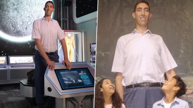 World's Tallest Man Living, Sultan Kosen, Celebrates His 40th Birthday; See Pictures & Video of The BIG B'Day Boy