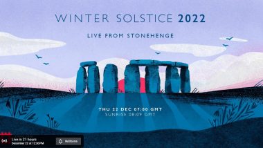 Stonehenge Winter Solstice 2022 Live Streaming: When and How To Watch the Sunset and Sunrise From the English Heritage? Everything To Know About the Event To Be Streamed Online