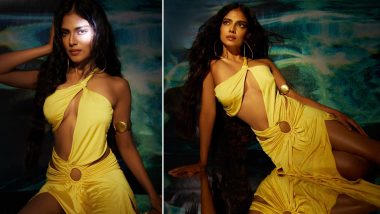 Malavika Mohanan Looks Nothing Less Than a Mermaid in a Cut Out Cleavage Flaunting Dress! (View Pics)
