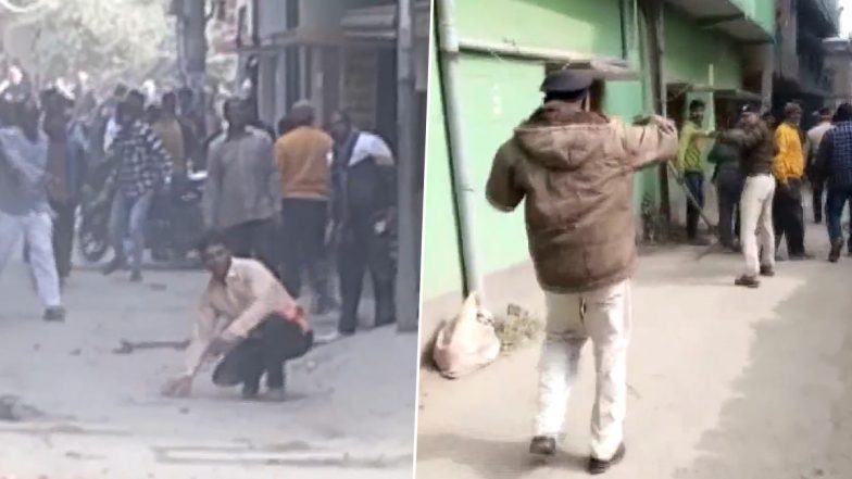 Bihar Nagar Nikay Chunav 2022: Clashes Erupt Between Supporters of Two Candidates in Nalanda, Police Bring Situation Under Control (Watch Video)