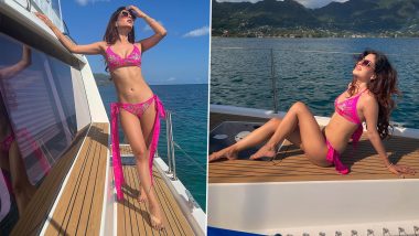 Karishma Sharma Treats Fans with Her Sunkissed Bikini Pics While Chilling on a Yacht (View Pics)