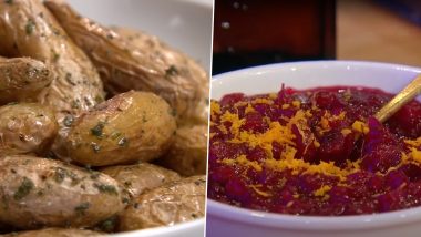 Vegan Food Recipes For Christmas 2022 Night: From Cranberry Relish to Roasted Fingerling Potatoes; Lip-Smacking Vegan Dishes For Your Holiday Meal Table (Watch Videos)