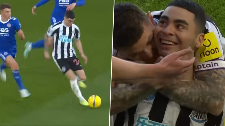 Miguel Almiron Goal Video Highlights: Watch Newcastle Star Score a Beautiful Goal Against Leicester City