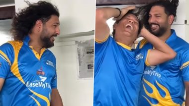 Sachin Tendulkar Wishes Yuvraj Singh on His Birthday With ‘Friend With Whom You Can Let Your Hair Down’ Message (Watch Video)