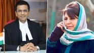 Mehbooba Mufti Writes to CJI Chandrachud, Says Basic Rights in India Have Become &lsquo;Luxuries&rsquo; and &lsquo;Entitlements&rsquo;