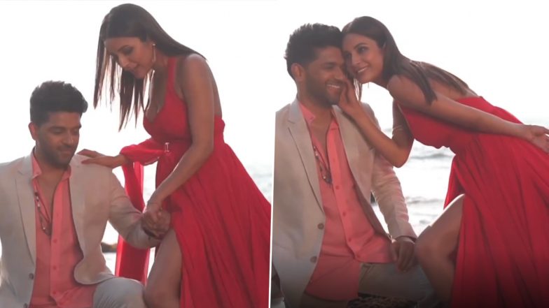 Moon Rise Release: Guru Randhawa’s Music Video Featuring Shehnaaz Gill to Be Out on January 10, 2023; the Artists Share a BTS Moment! (Watch Video)