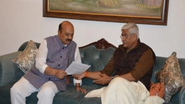 India News | Delhi: Karnataka CM Meets Union Jal Shakti Minister; Discusses Irrigation Projects