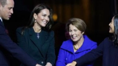 Entertainment News | Prince Wiliiam, Kate Middleton Look Effortlessly Stylish as They Arrive in Boston