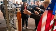 World News | Macron Meets Kamala Harris at NASA Headquarters as US Tour Starts