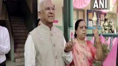 India News | MP Governor Mangubhai Patel, Gujarat Minister Purnesh Modi Cast Their Votes