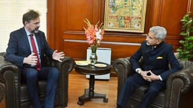 World News | Jaishankar Welcomes German Envoy Ackermann's Enthusiasm for Enhancing India-Germany Ties