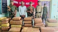 India News | Assam Rifles Seize 386 Kgs of Marijuana in Joint Op with Tripura Police