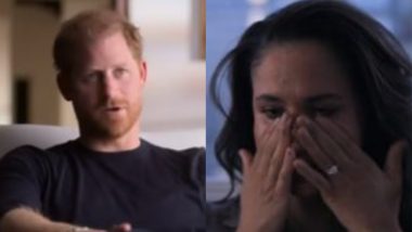 Entertainment News | WATCH: Meghan Markle Sheds Tears in New Docuseries as Prince Harry Talks About Family