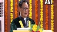 India News | Law Minister Kiren Rijiju Bats for Using Regional Languages in Courts