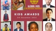 Business News | 3rd Edition of Global Kids Achievers Awards to Be Held Virtually on December 5, 2022