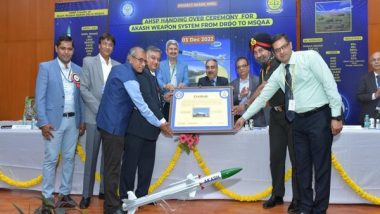 DRDO Hands Over Authority Holding Sealed Particulars of Akash Weapon System to Missile Systems Quality Assurance Agency