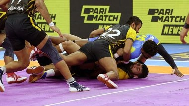 Sports News | PKL: Ajinkya Pawar Leads Tamil Thalaivas to Win Against Telugu Titans