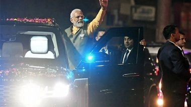 India News | Gujarat Polls Phase 2: PM Modi to Vote in Ahmedabad Today; Urges People to Vote in Large Numbers