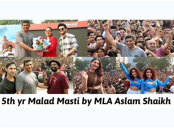 Business News | Kajol, Remo D'souza, Raghav Juyal and Many Other Bollywood Celebrities Graced 5th Edition of MLA Aslam Shaikh's Malad Masti