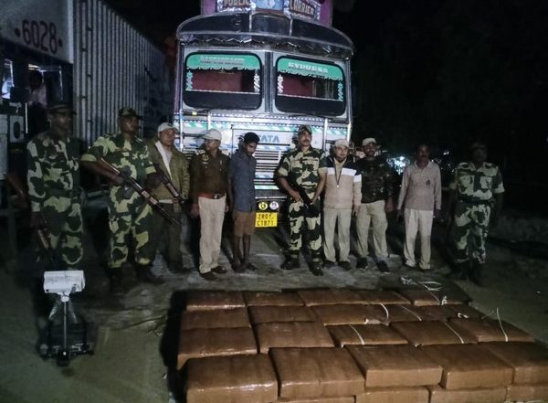 India News |  Police Seized 400 Kg of Ganja Along Assam-Tripura Border