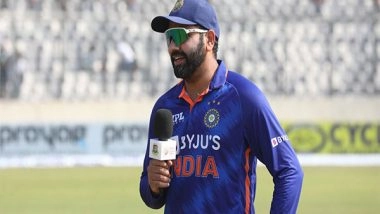 Sports News | BAN Vs IND: Rohit Sharma Suffers Blow to His Thumb While Fielding in 2nd ODI