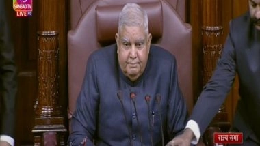 India News | Rajya Sabha Chairman Dhankhar Speaks on NJAC Verdict in His Remarks in Upper House