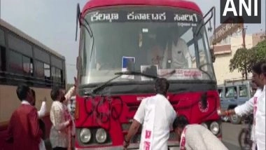 India News | Karnataka Suspends Bus Services to Maharashtra Amid Border Tensions
