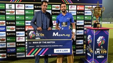 Sports News | Lanka Premier League: Jaffna Kings Continue Winning Momentum, Down Dambulla Aura by Nine Wickets