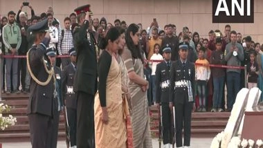 India News | Brigadier LS Lidder's Wife Pays Tribute to General Bipin Rawat, Other Personnel on First Death Anniversary