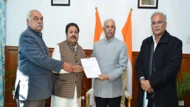 India News | Shimla: Himachal Congress In-charge, Observers Make 'courtesy Call' on Governor