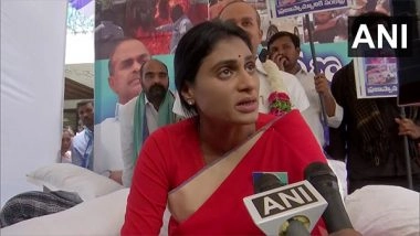India News | 'My Bus Was Burnt, Followers Beaten Up': YS Sharmila Accuse KCR Govt of Disrupting March
